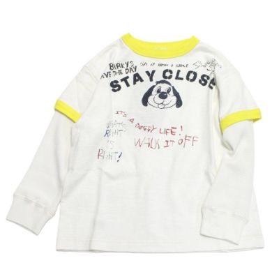 テンジク STAY CLOSE TEE 1W白