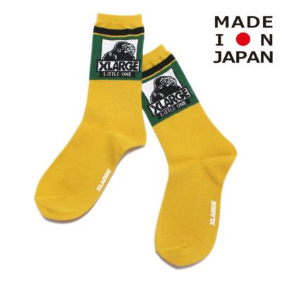 ボックスゴリララインクルーソックス キイロ(30)
