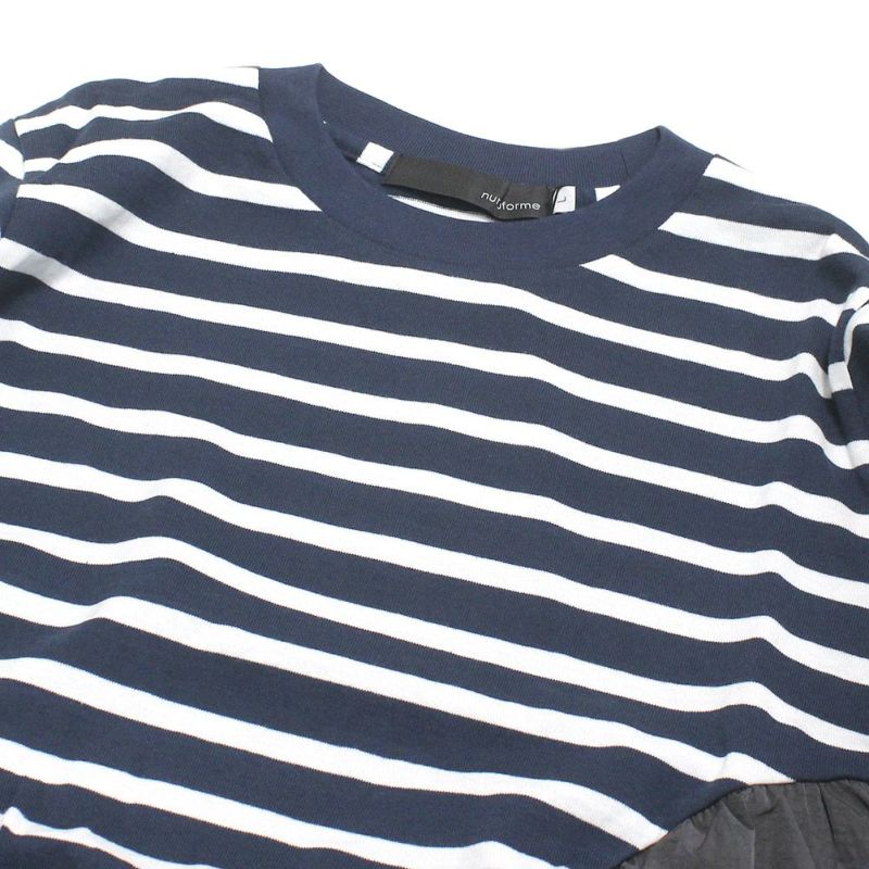 [nunuforme]ヌヌフォルム:ボーダーT NUNUFORME ヌヌフォルムNUNUボーダーTシャツ27-nf23-923-710