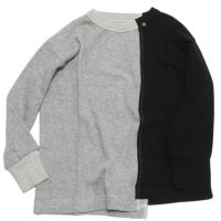 ラメサーマル テンジク ドッキングリメイク ロンTEE 2BK黒