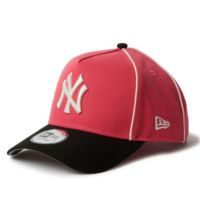 9FORTY AF MLB PIPING 2TONE NEYYAN CAP コーラル×ブラック