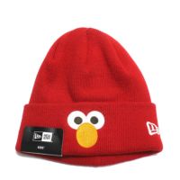 KIDS BC SESAME FACE KINT CAP(エルモ） レッド