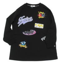 MIXロゴ長袖Tシャツ クロ(80)