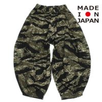 ポインテッドテーパードパンツ カーキ