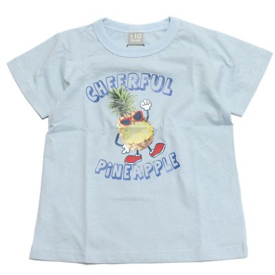 フルーツキャラクターTシャツ サックス(SS)