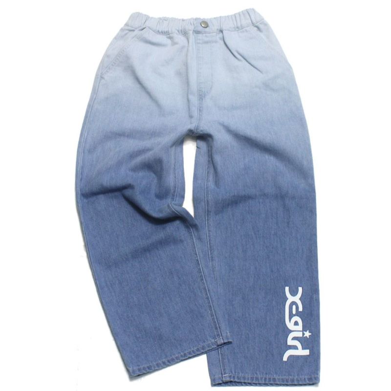 エックスガールステージズ] グラデーションデニムパンツ ブルー