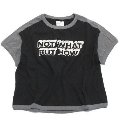 ミッドコンビネーションTシャツ ブラック