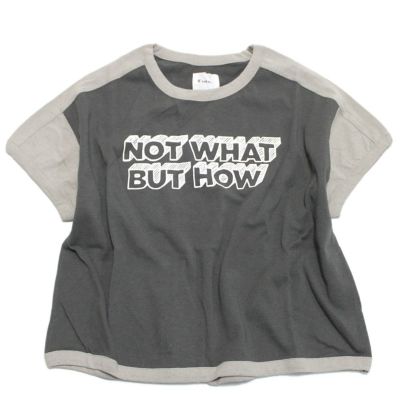 ミッドコンビネーションTシャツ チャコール