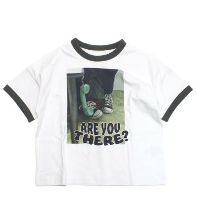 FOTO レターTシャツ ホワイト