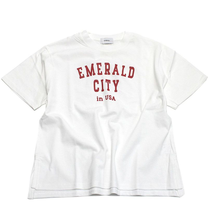 アンディニー] カレッジロゴ Tシャツ ホワイト(WH) ｜子供服の通販