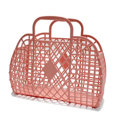 レトロバスケット LARGE PEACH ピーチ(113)