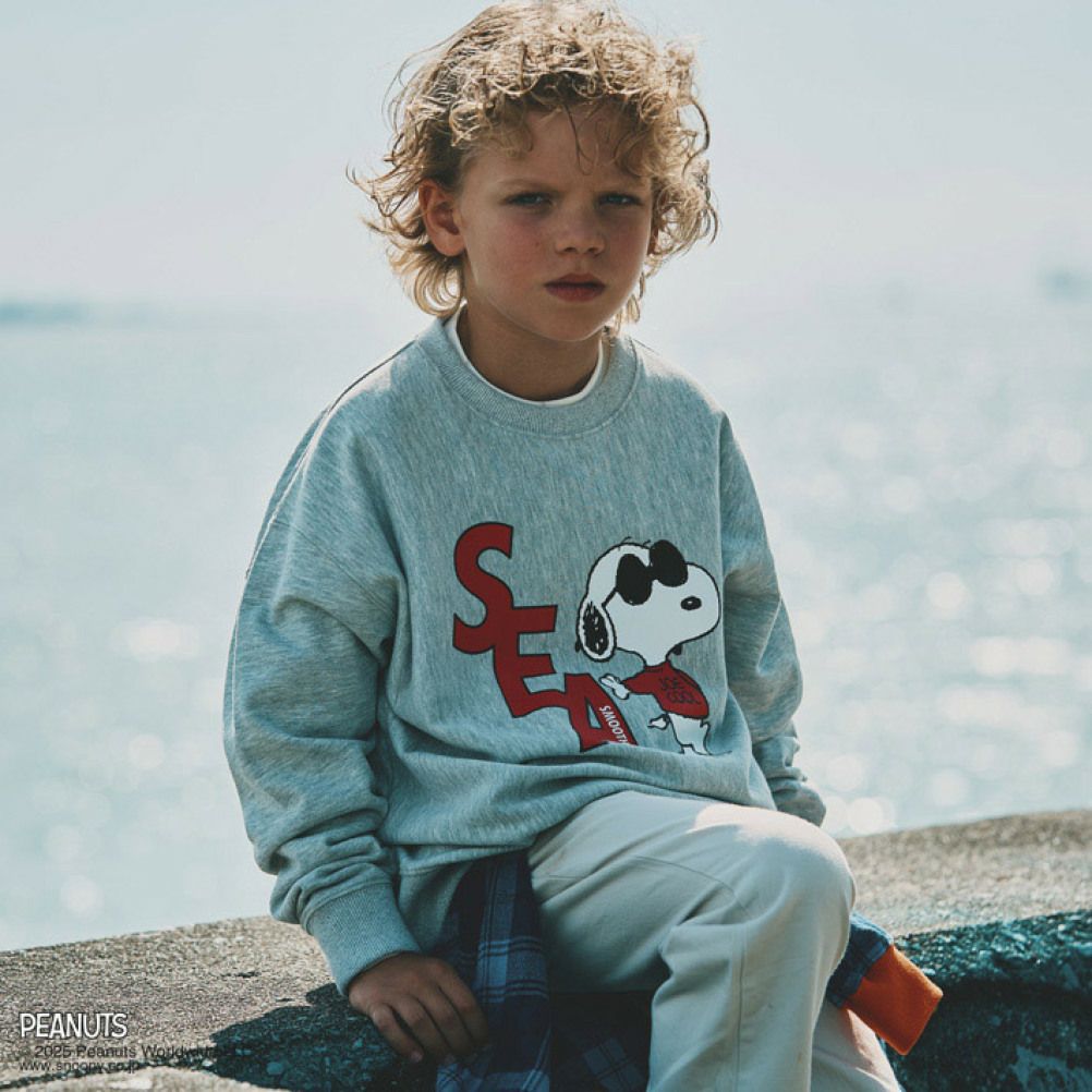 スムージー] 【SMOOTHY×WIND AND SEA】KIDS SNOOPY JOE スウェット