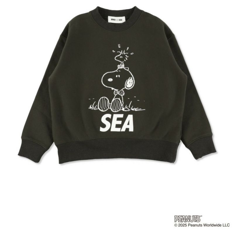 スムージー] 【SMOOTHY×WIND AND SEA】KIDS SNOOPY スウェット