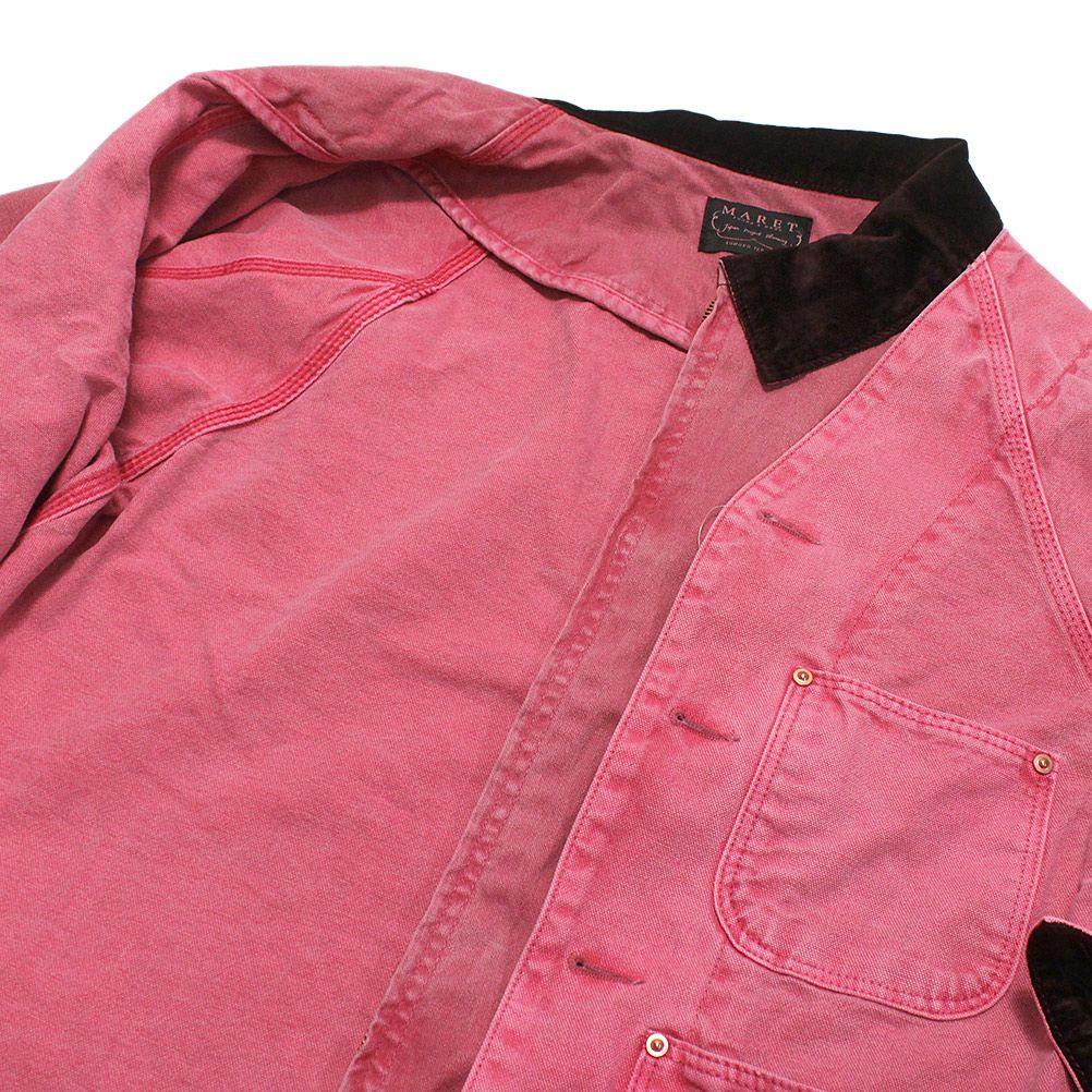 ♡MARET マレ♡オーガニックダックワークONワークジャケット ピンク 楽天市場】【MARET/マレ/レディース/メンズ/ユニセックス/大人服