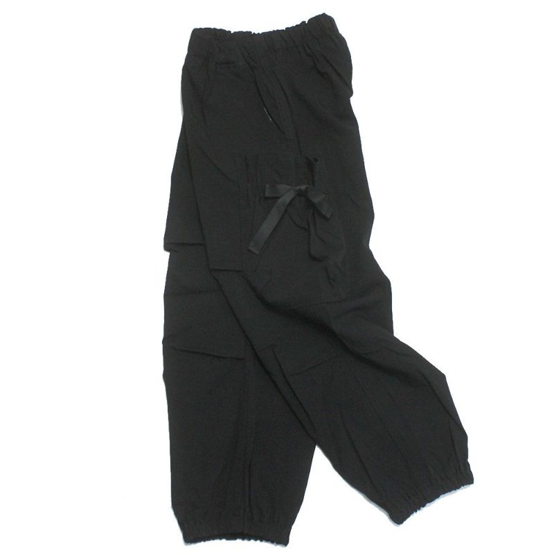 ニードルワークス] 【NeWo】サイドポケットカーゴパンツ ブラック