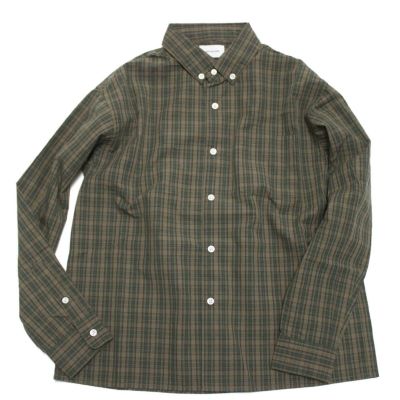 COTTON CHECK BD シャツ ベージュ(45)