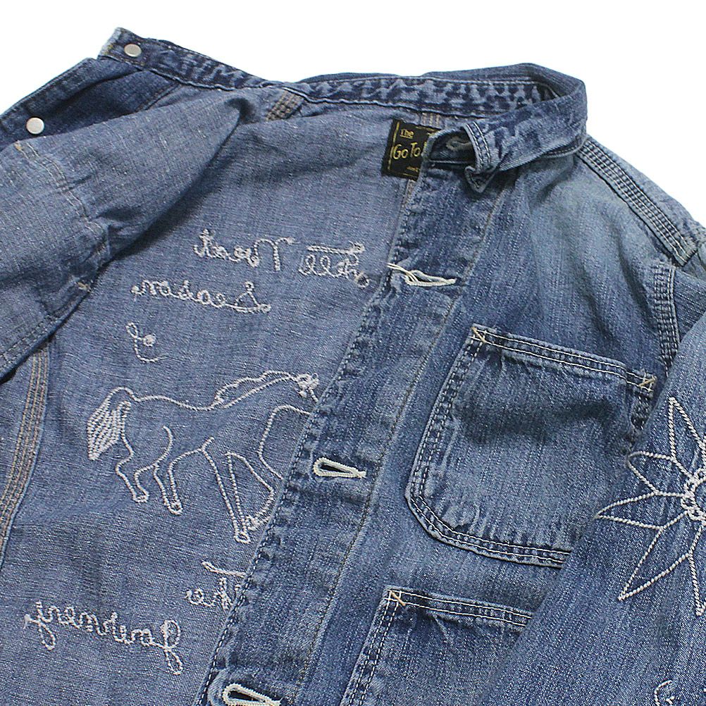 ゴートゥーハリウッド] ワークデニム カバーオール ジャーニー 14BL