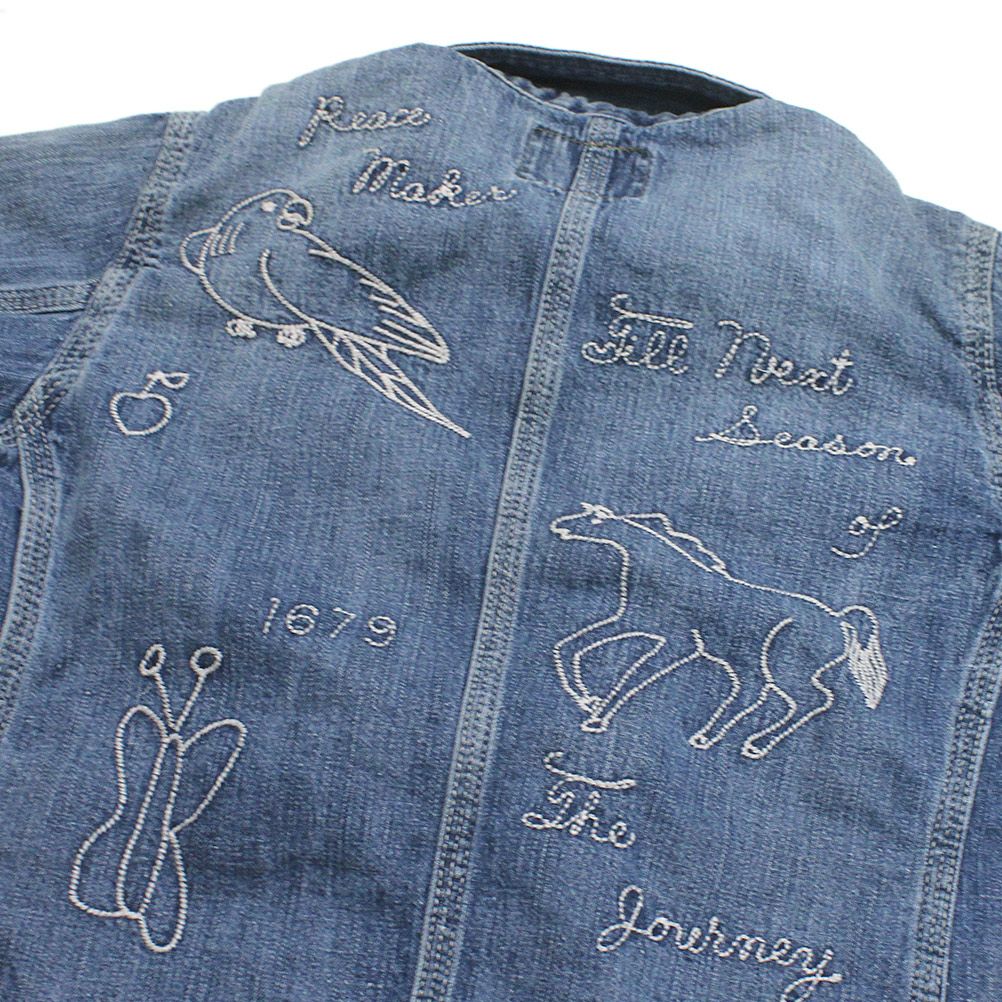 ゴートゥーハリウッド] ワークデニム カバーオール ジャーニー 14BL