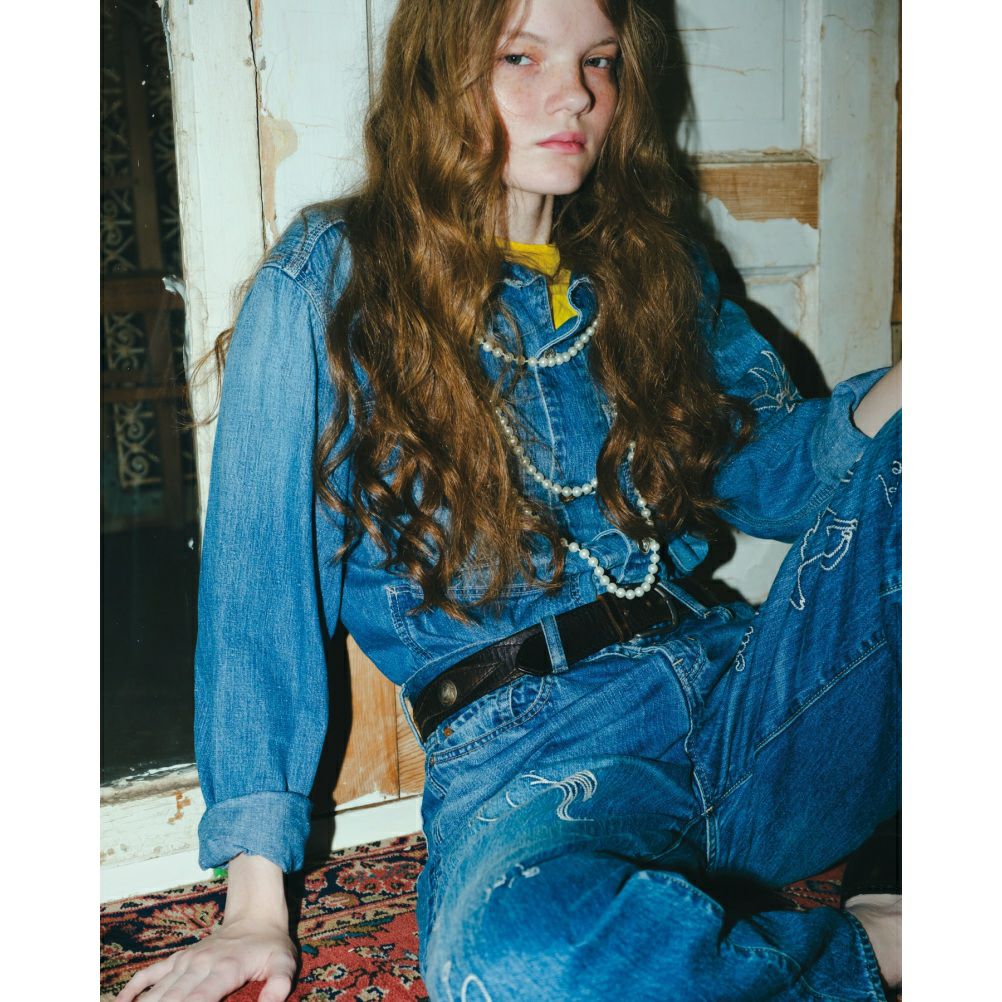 ゴートゥーハリウッド] ワークデニム カバーオール ジャーニー 14BL