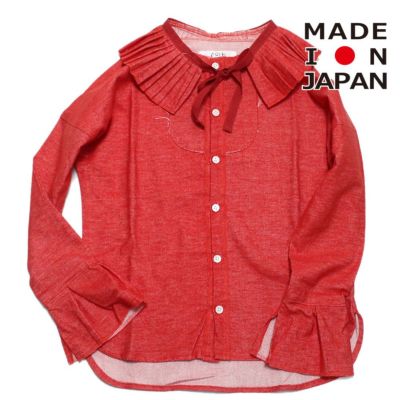 flannel シャツ レッド