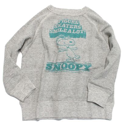 トンプキンウラケ SNOOPY SKATER スウェット 3GRグレー