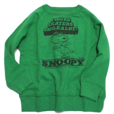 トンプキンウラケ SNOOPY SKATER スウェット 8GNグリーン