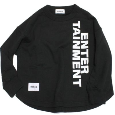 ENTER TAINMENT トレーナー【LIMITED EDITION】 ブラック(BK)