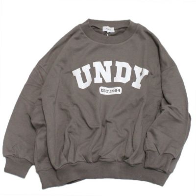 UNDY タックプルオーバー アッシュグレー(AG)