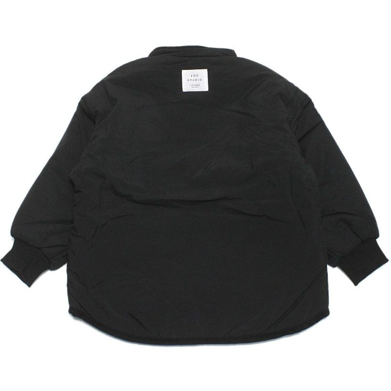 フォブ] 中綿スタンドカラージャケット ブラック(BK) ｜子供服の通販