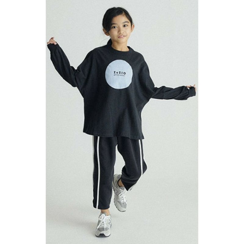 ジェネレーター] ZOZIO×GN 1タックラインパンツ ブラック(BK) ｜子供服の通販 サーカス