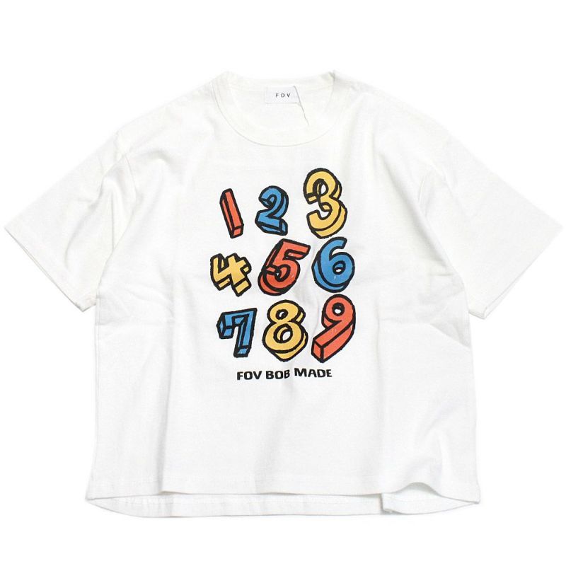 フォブ] 【FOVBOB】numbers Tシャツ ホワイト(WH) ｜子供服の通販 サーカス