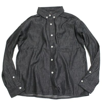 OG LIGHT DENIMボタンダウンシャツ ブラック(19)